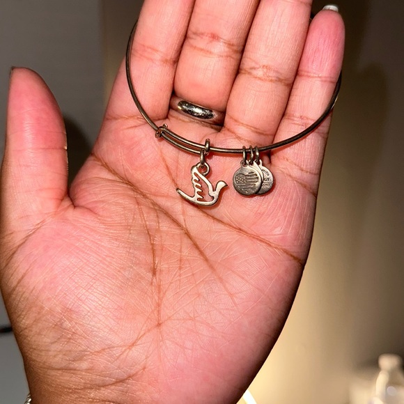 Alex and Ani Jewelry - Silver dove Alex and Ani bracelet